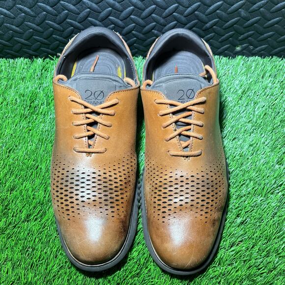 Cole Haan ZeroGrand 2.0 Brown Wingtip Oxford Lined C25351 Mens Size 9.5 - Picture 2 of 7